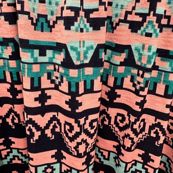 Pinkblush Pink and Blue V-Neck Maternity Sundress Maxi Medium - Picture 2 of 4